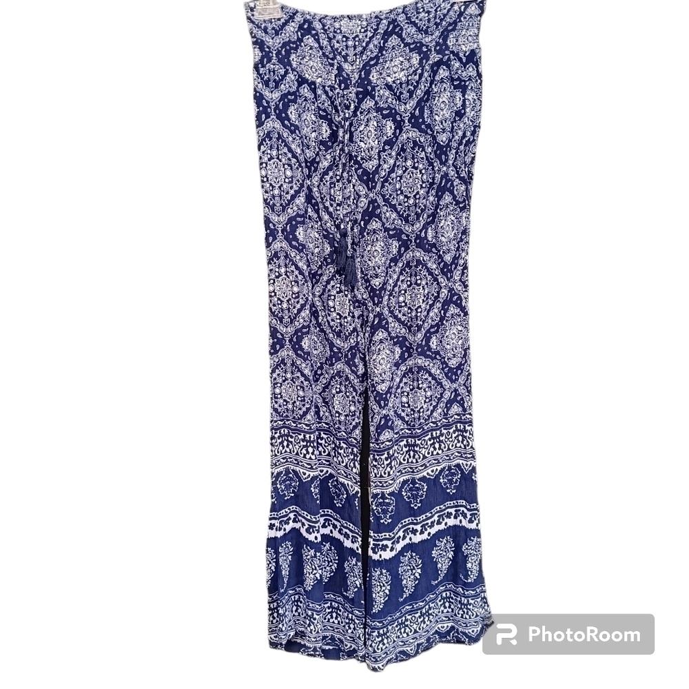 Kiss and cry palazzo boho Pants Women's size M - Picture 2 of 6